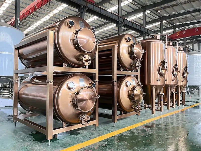 Copper Cladding Stackable Horizontal Tank