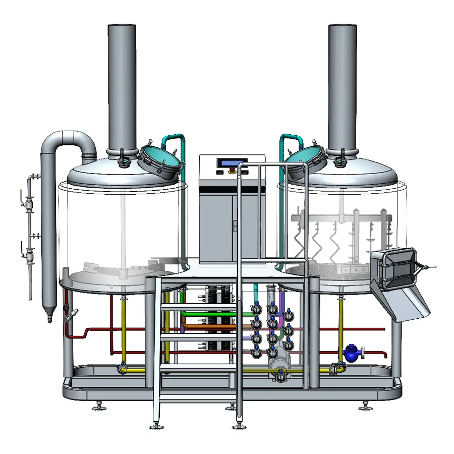 Fábrica de cerveza 500L 3D