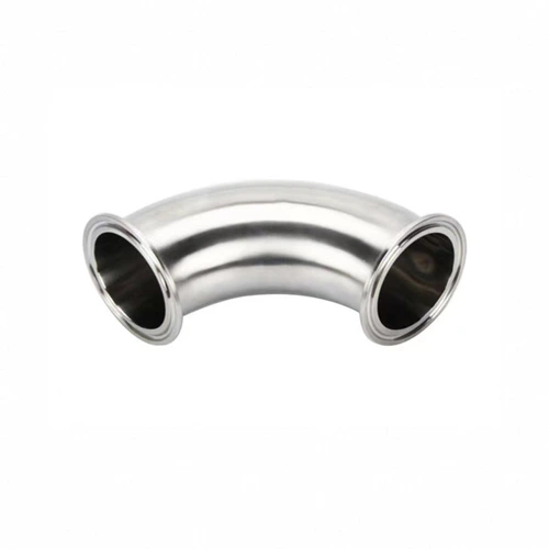 OD Sanitary Tri Clamp Ferrule OD 90 Degree Elbow Pipe Fitting Stainless Steel 304