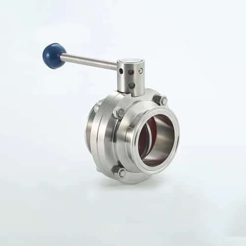 Stainless Steel Sanitary Tri Clamp Butterfly Valve