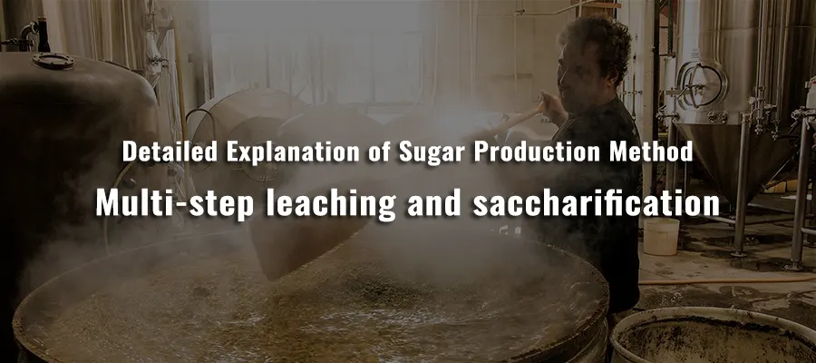 Multi-step leaching and saccharification