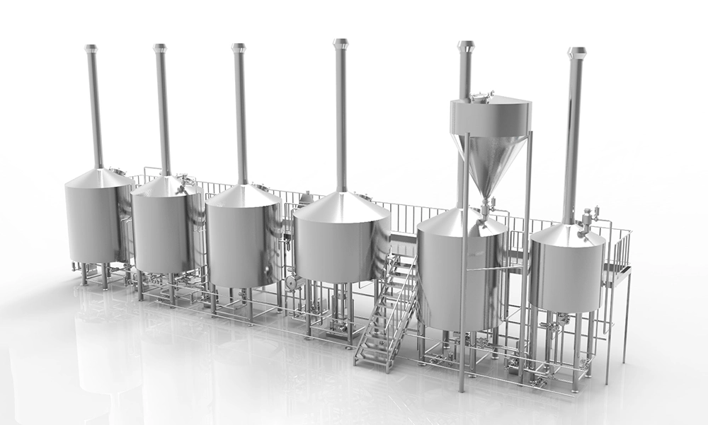 Micet 5000L commercial brewing equipment