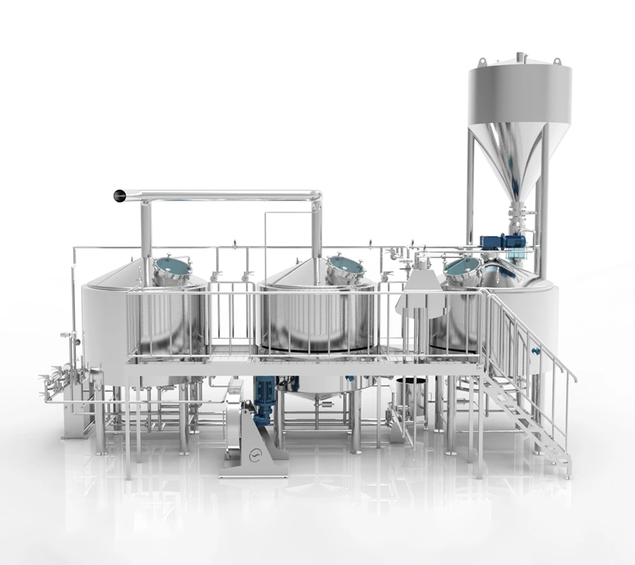 20HL steam heated 3 vessels brew system