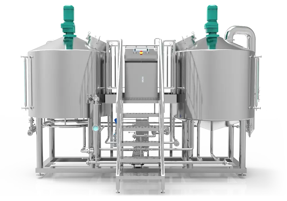 1000L 2 Vessel Brewhouse Processo di decozione