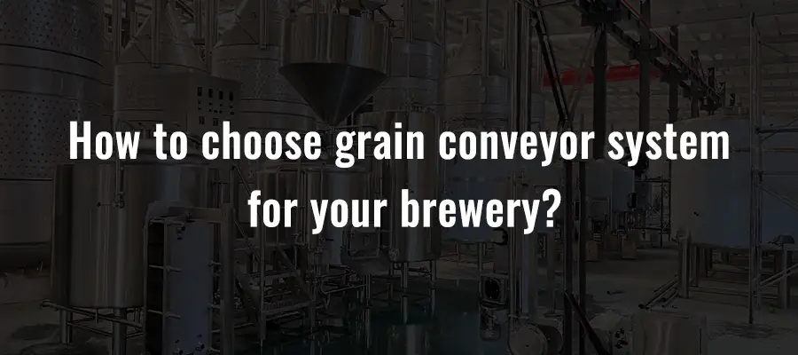 ¿Cómo elegir un sistema transportador de grano para su fábrica de cerveza?