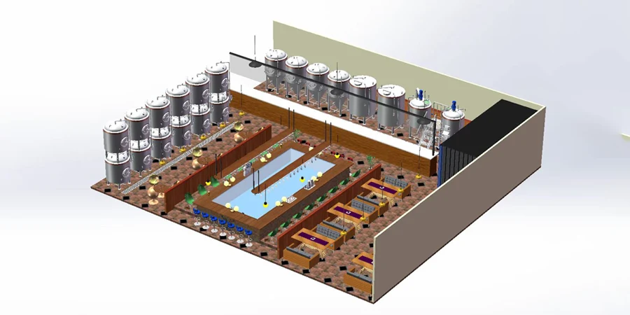 Micet 3D layout