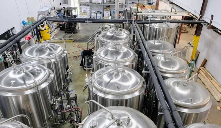 equipamento comercial de fabricação de cerveja kombuchá