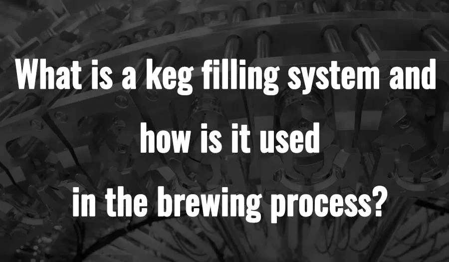 Che cos'è un sistema di riempimento dei fusti e come viene utilizzato nel processo di produzione della birra?