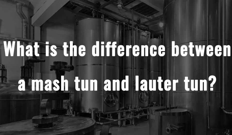 Wat is het verschil tussen een maischketel en een reinigingstank?