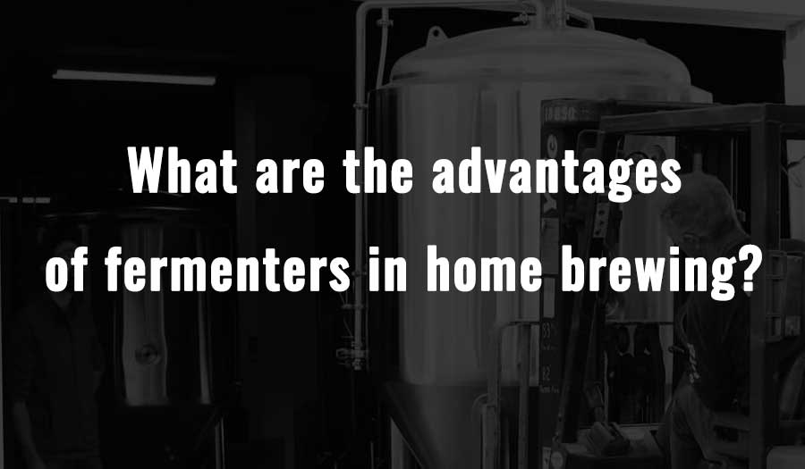 What are the advantages of fermenters in home brewing?