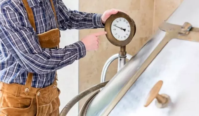 How does temperature affect beer?