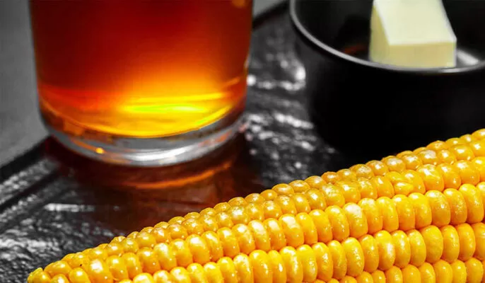Sweet corn flavor in beer