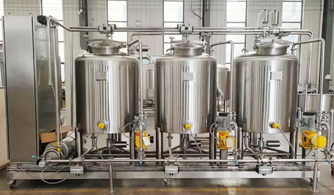 Equipamento de cervejaria com tanque de fermentação de 500l