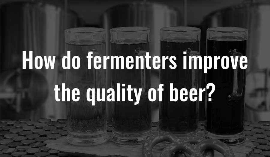 How do fermenters improve the quality of beer?