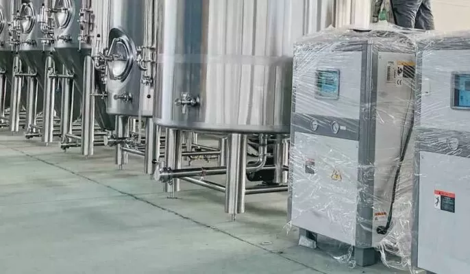 equipamento industrial de fabrico de cerveja