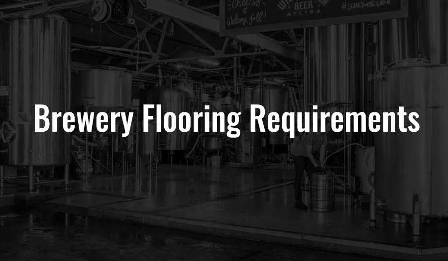 Požadavky na podlahu v pivovaru