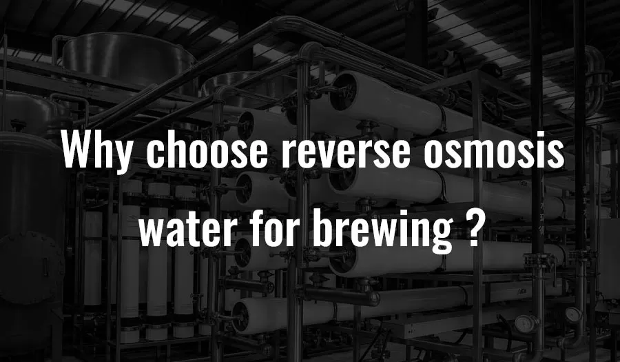 Why choose reverse osmosis water for brewing?