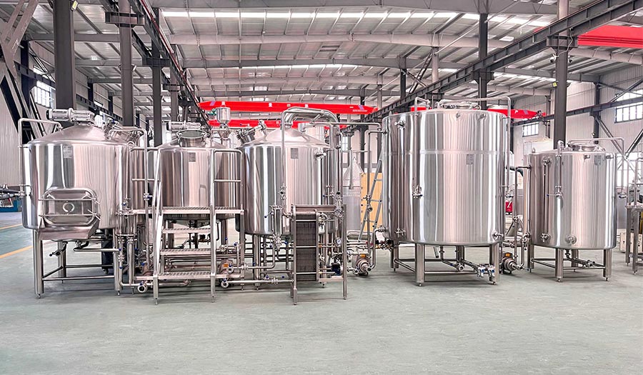 What is the difference between 2/3/4vessel breweries?