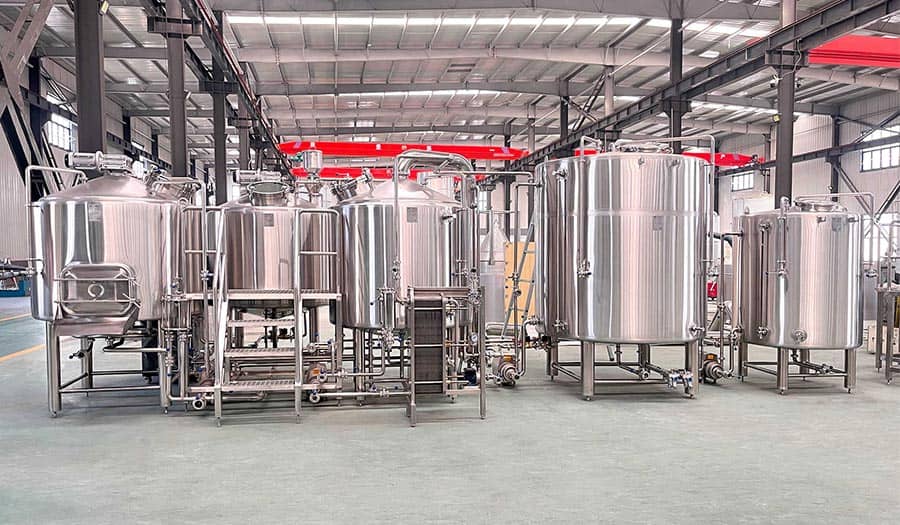Qual é a diferença entre as fábricas de cerveja de 2/3/4 recipientes?