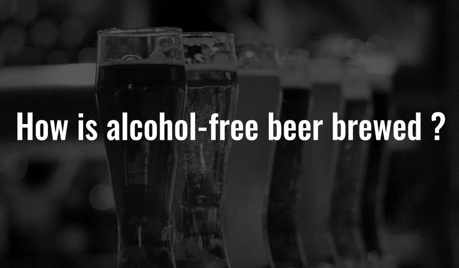 How is alcohol-free beer brewed?