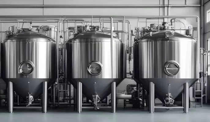 Características da cervejaria de 1000L
