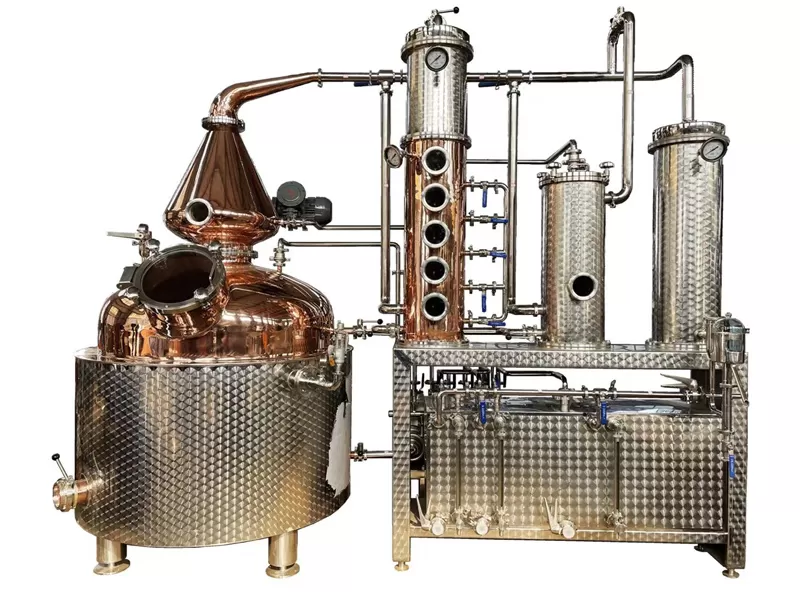 Attrezzatura per distillazione multifunzionale da 1000 litri