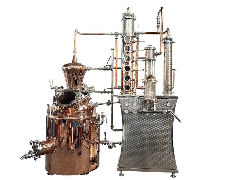 Attrezzatura per distilleria da 200 litri