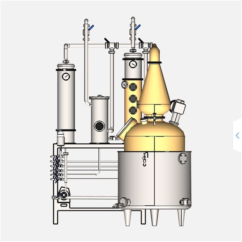 500L Distillery equipment 3D
