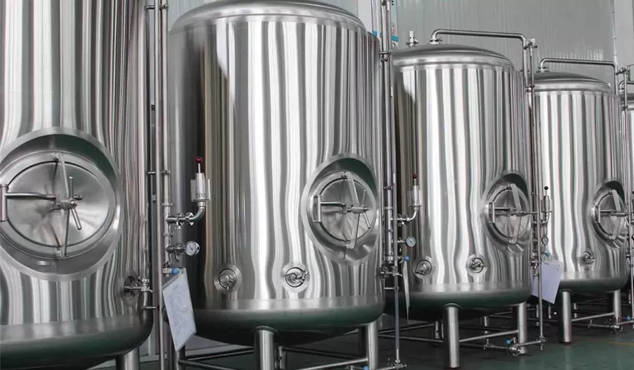 What are the tanks at breweries called?