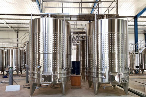Tanques de cervecería de acero inoxidable