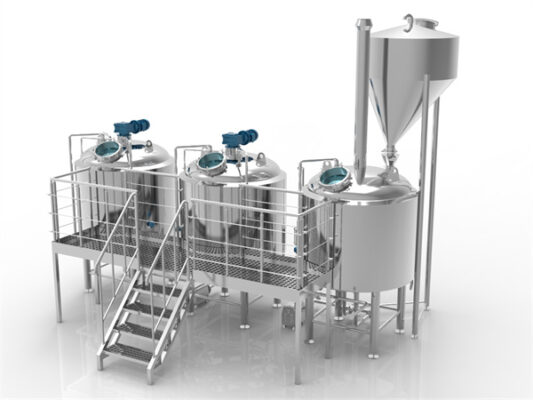2000L 3 vessel microbrewery equipment (2)