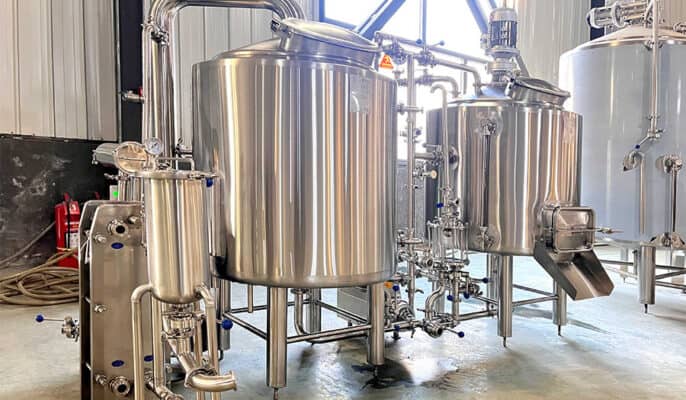 equipo de elaboración de cerveza profesional
