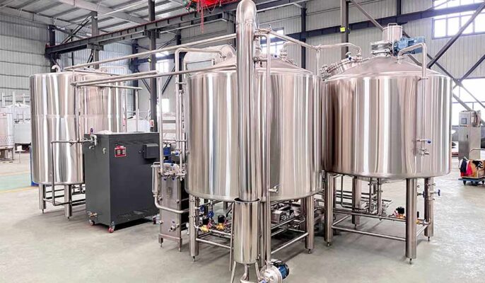 The main configuration of 1000L brewery equipment
