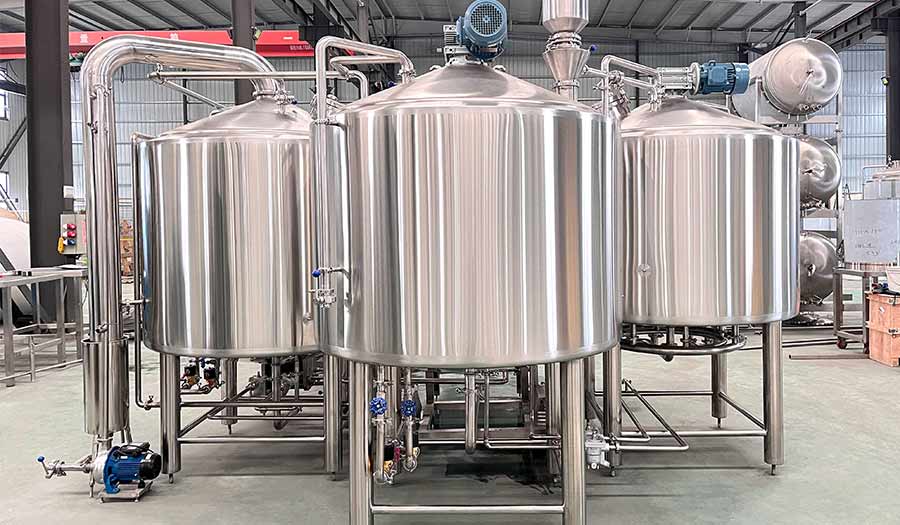 Sistema turnkey de equipamento de cervejaria 1000L