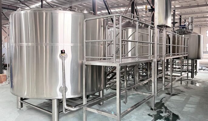 ¿Qué es el equipo de elaboración de cerveza comercial?