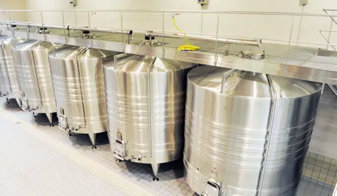 Cuves de fermentation coniques