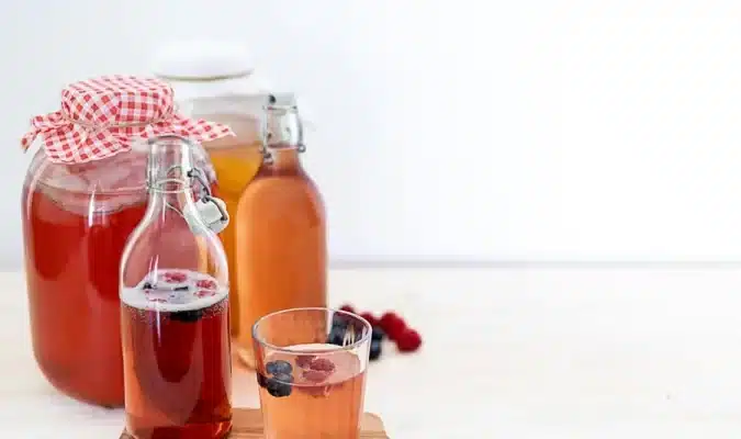 elaboración de kombucha