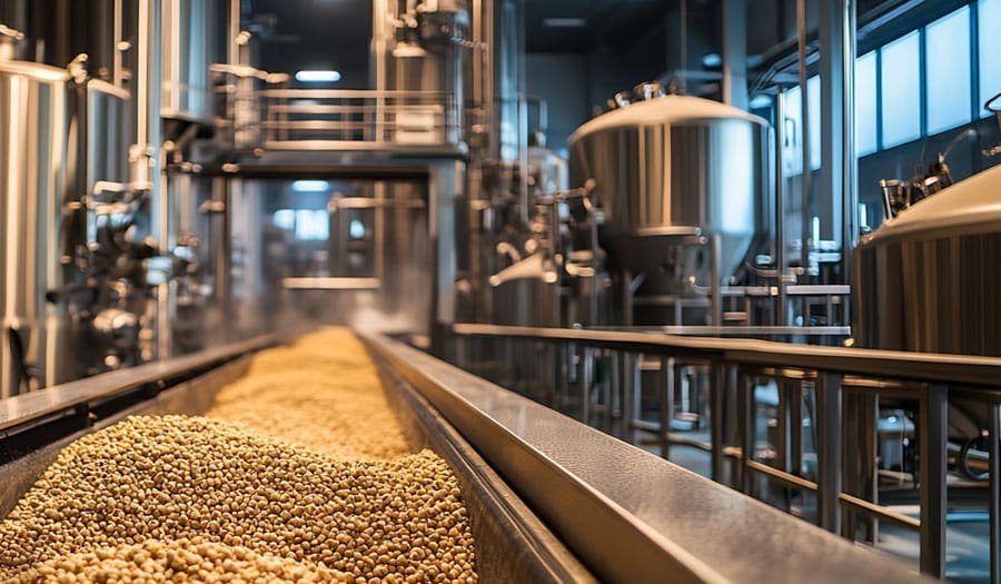 Manutenzione delle attrezzature automatizzate per la produzione di birra artigianale