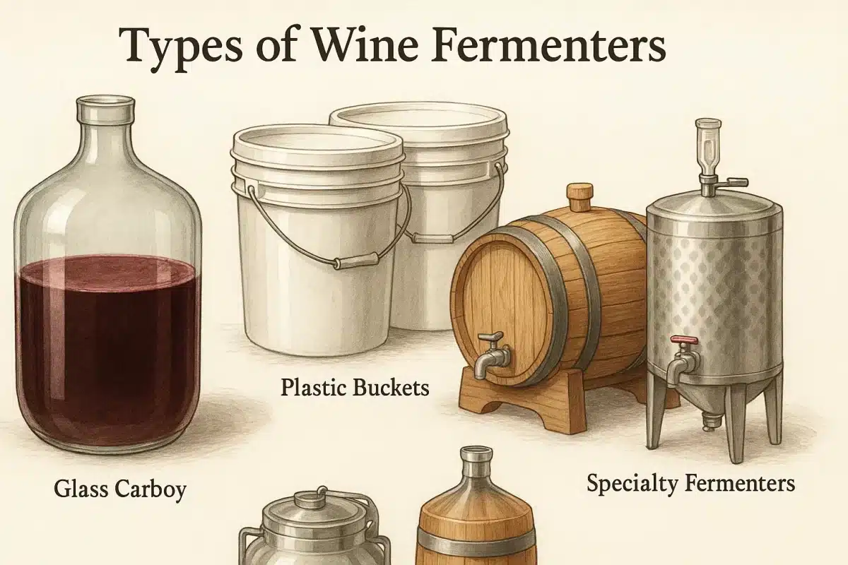 Wine Fermenters: The Ultimate Guide for Home & Professional Winemakers 2 Types of Wine Fermenters