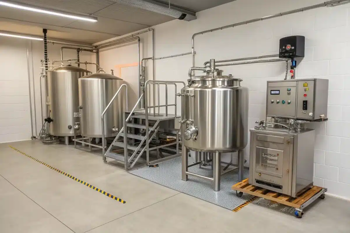 The Complete Guide to Nano Brewery Equipment: Everything You Need for Success 3 a professionally designed nano brewery installed i