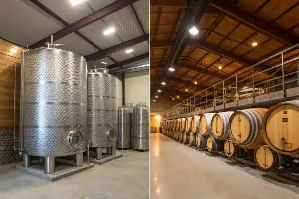 Essential Winery Equipment Guide: Types, Costs & Buying Tips 2 Different type of Wine fermenters