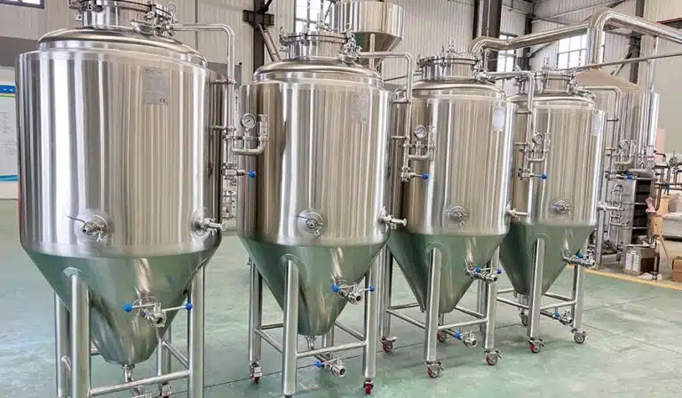 Detailed explanation of 100L home brewing equipment: configuration, functions, and usage guide 4 conische fermentatietanks